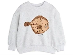 Mini Rodini grey melange flundra sweatshirt
